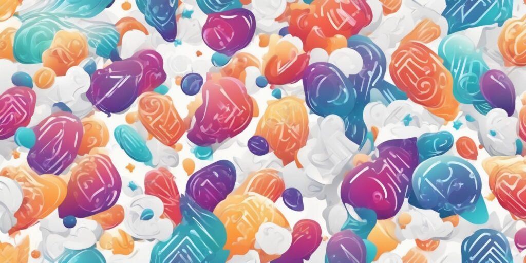 endorsement in illustration style with gradients and white background