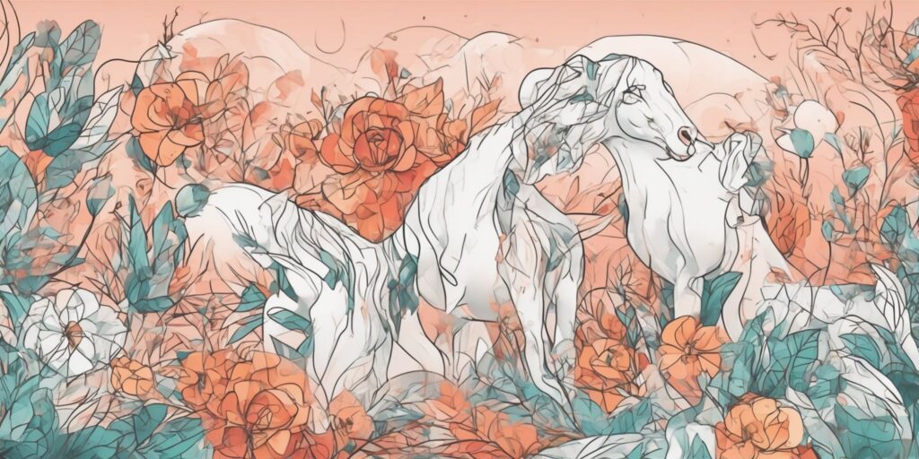 Conversion in illustration style with gradients and white background