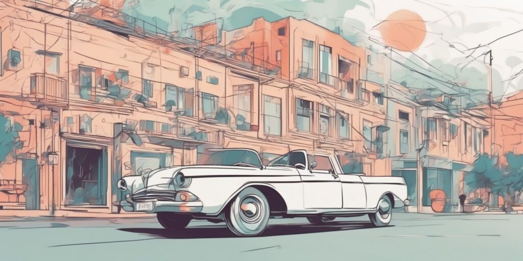 Snapshot in illustration style with gradients and white background