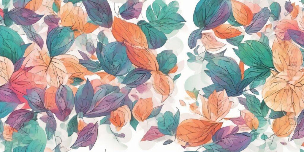 C's in illustration style with gradients and white background
