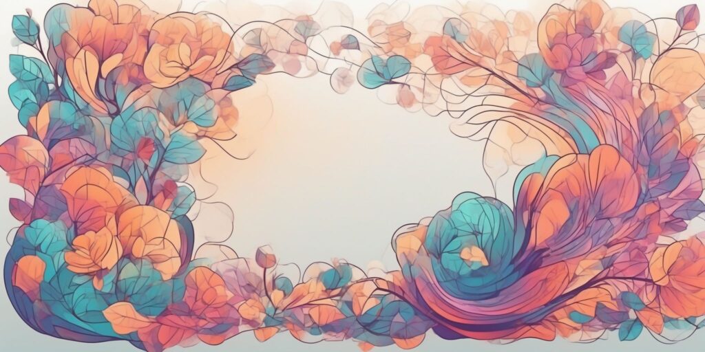 filter in illustration style with gradients and white background