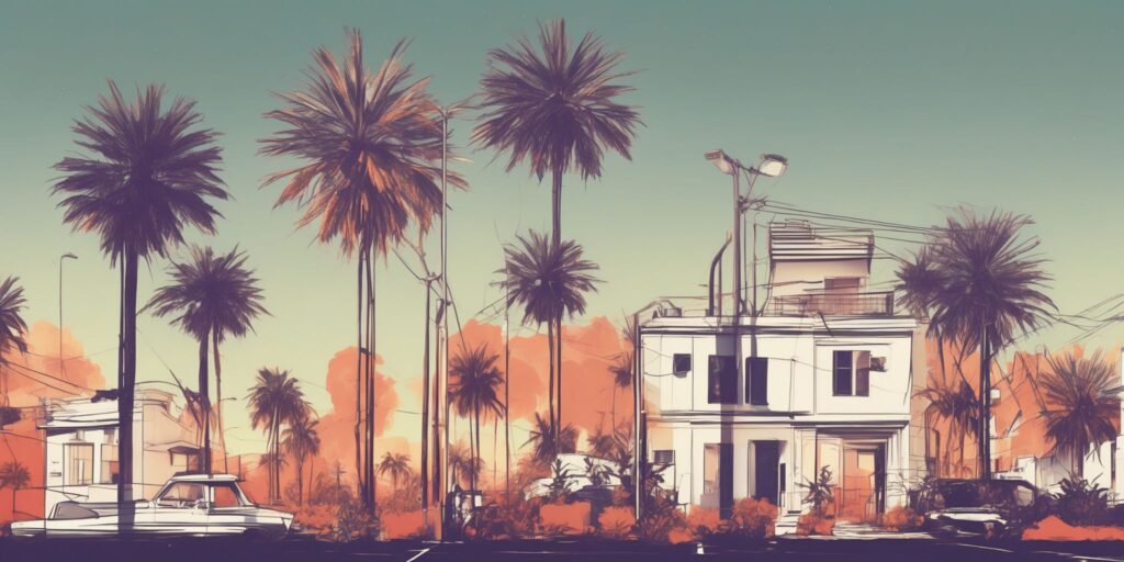 photograph in illustration style with gradients and white background