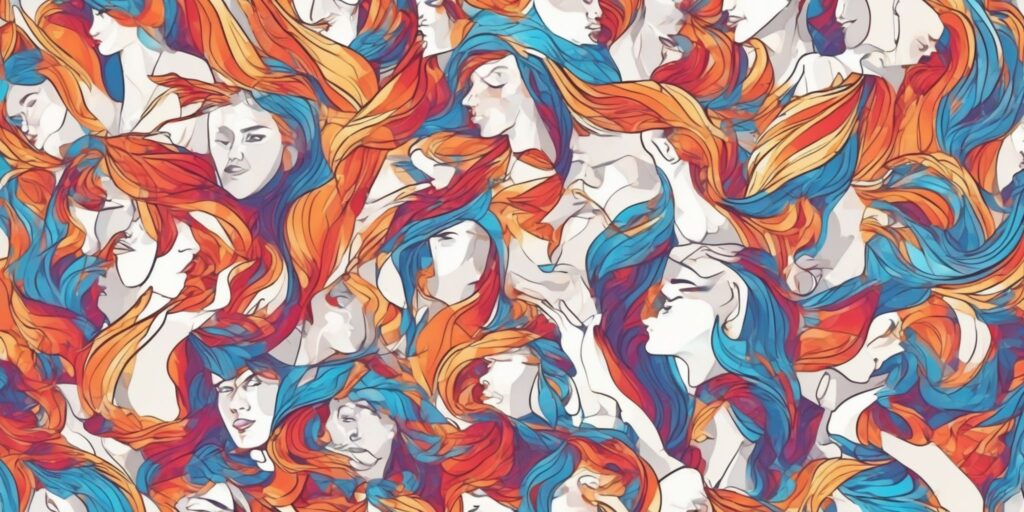 fame in illustration style with gradients and white background