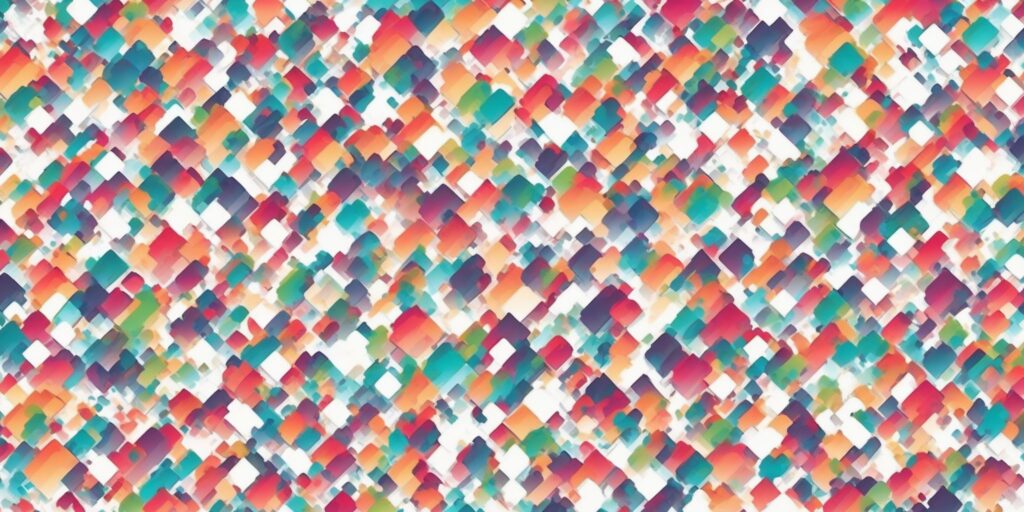Popularity in illustration style with gradients and white background