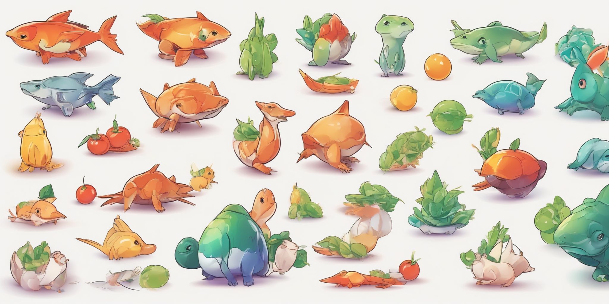 Starters guide in illustration style with gradients and white background