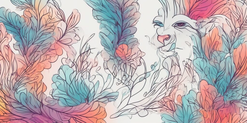 effective in illustration style with gradients and white background