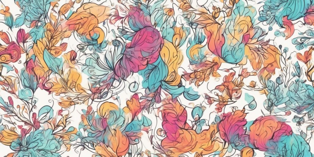 like in illustration style with gradients and white background