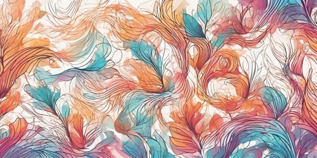 expansion in illustration style with gradients and white background