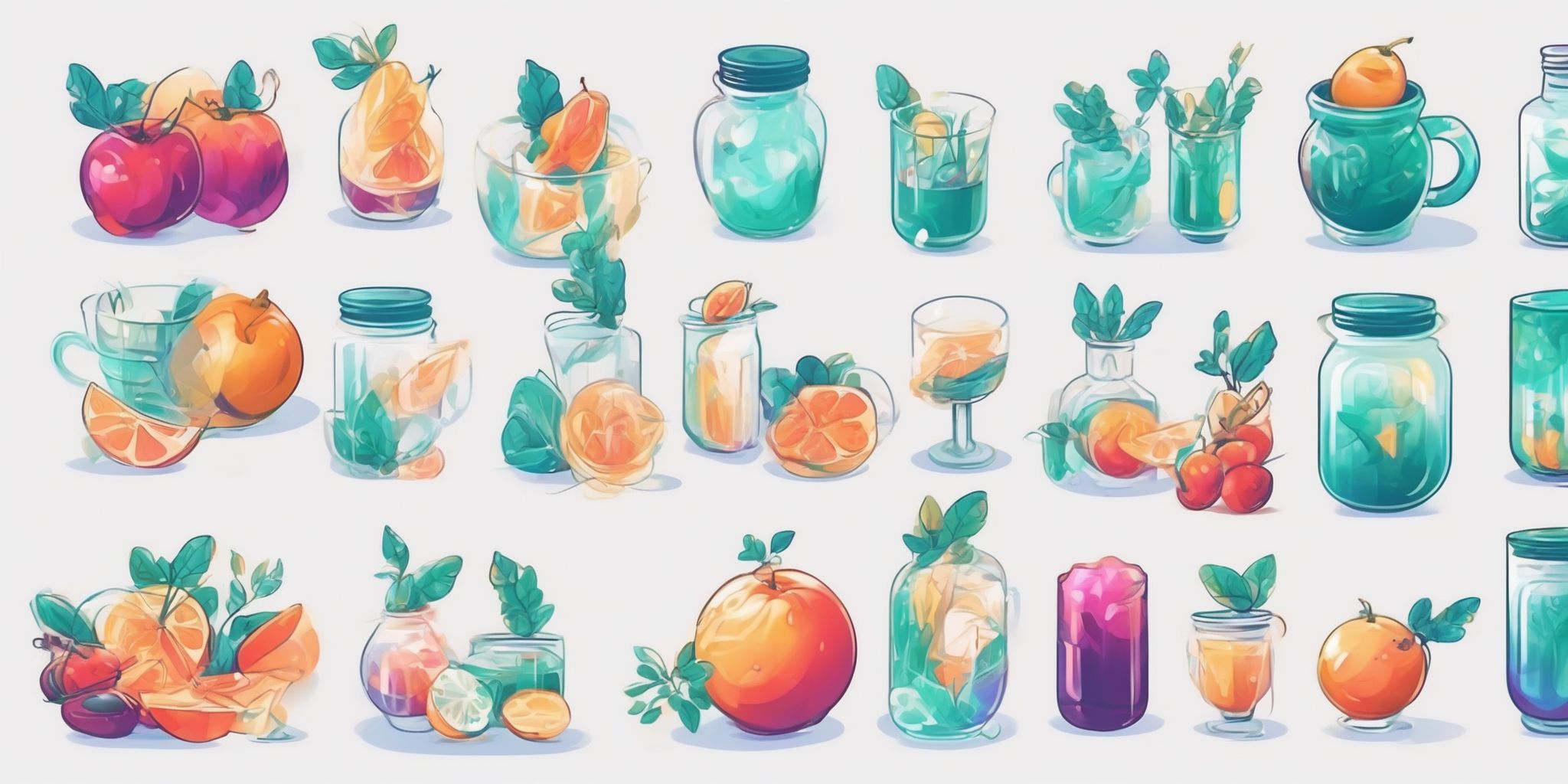 tips in illustration style with gradients and white background
