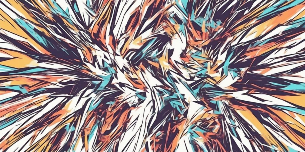 Power surge in illustration style with gradients and white background