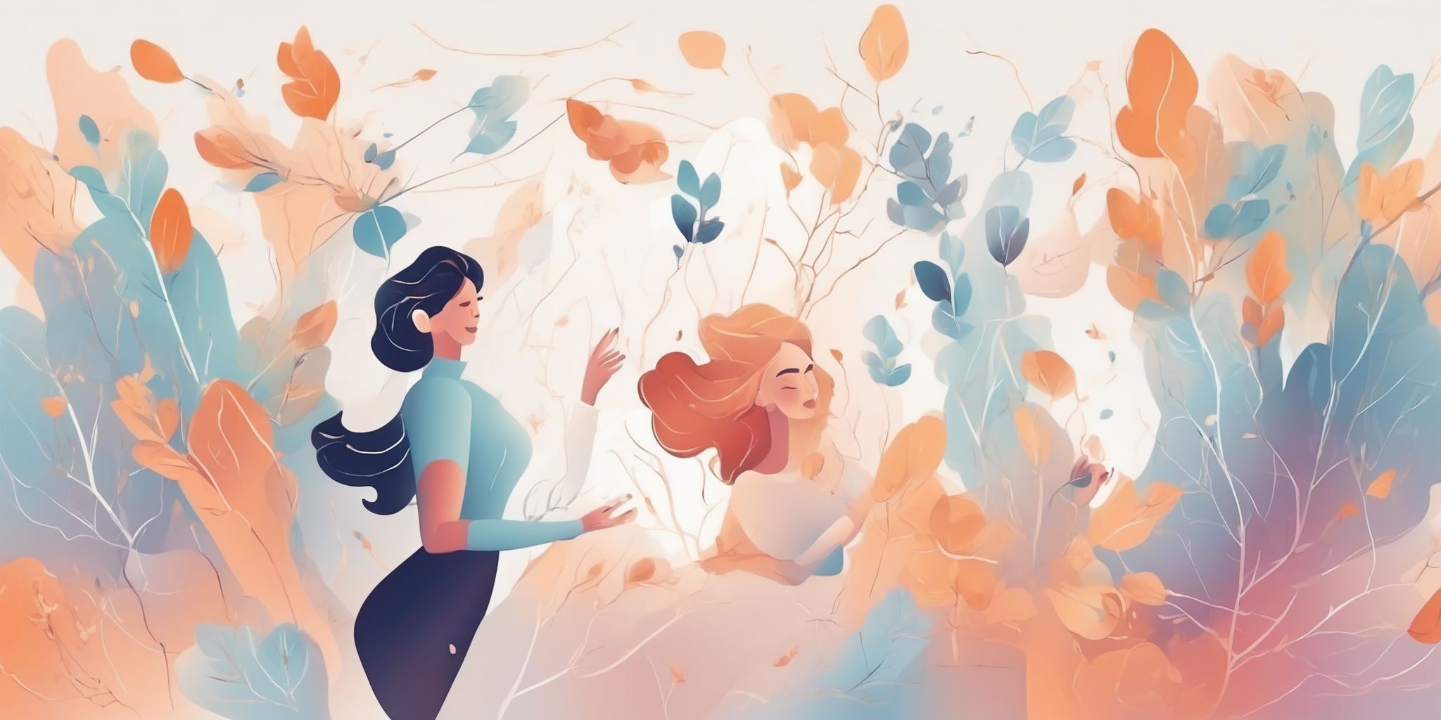 Engagement rate in illustration style with gradients and white background